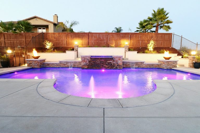Backyard Design With Pool
