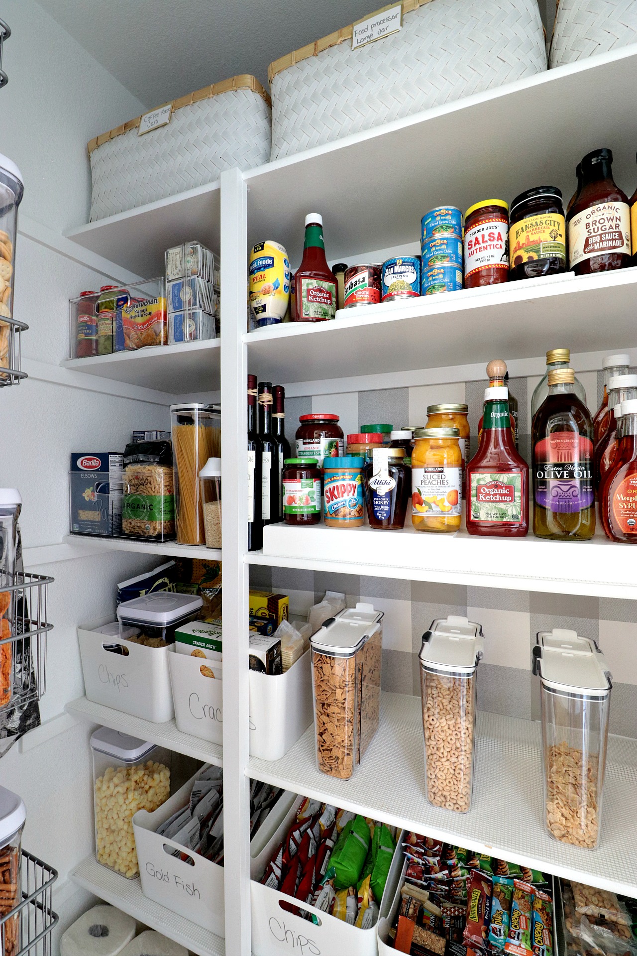 Pantry Organization with The Container Store - The Glamorous Gal