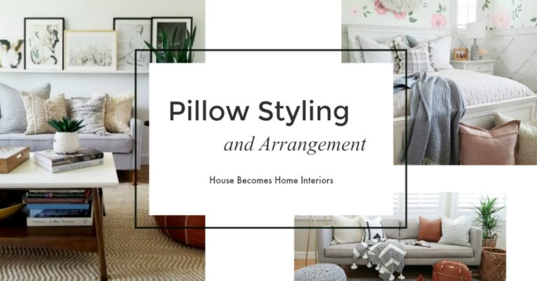 Pillow Styling, Sources and Arrangements