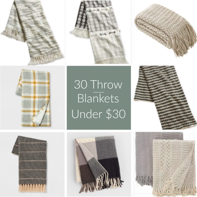 30 Throw Blankets Under $30