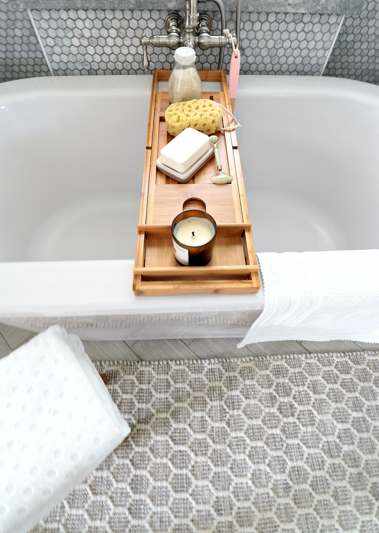 Easy Spring Bathroom Refresh & Bath Towel Giveaway! - Setting For Four  Interiors