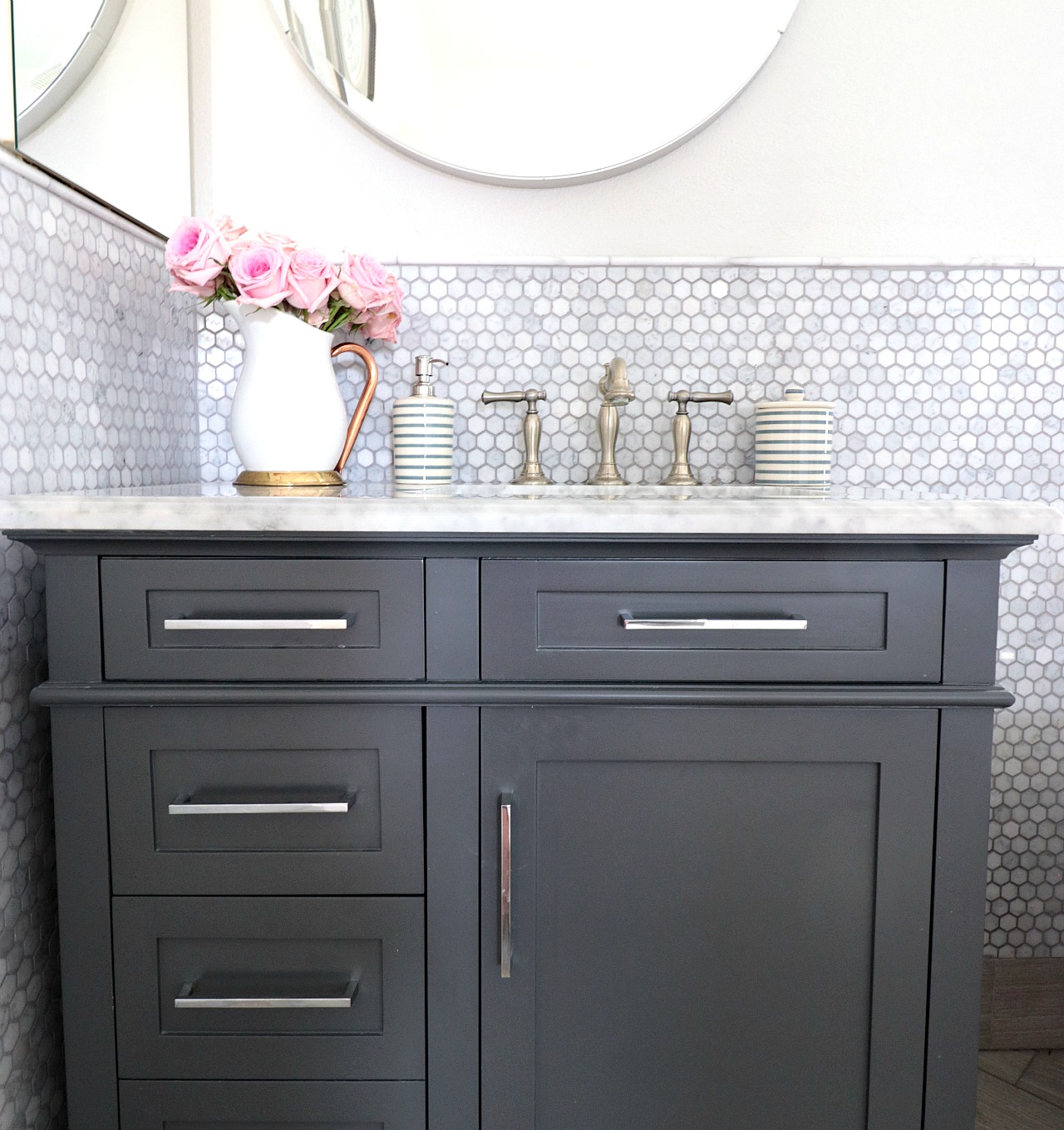 Easy Spring Bathroom Refresh & Bath Towel Giveaway! - Setting For Four  Interiors