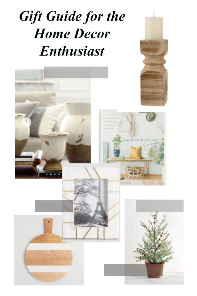 Gift Guide For the Home Decor Enthusiast