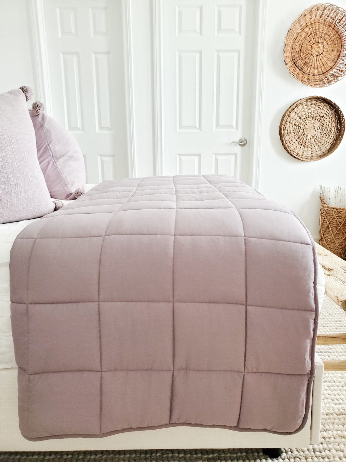 BedSure Weighted Blanket Review - House Becomes Home Interiors