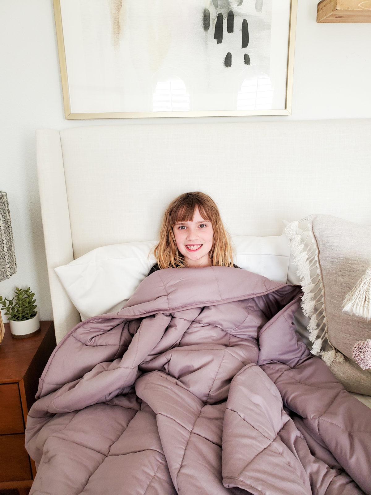 BedSure Weighted Blanket Review - House Becomes Home Interiors