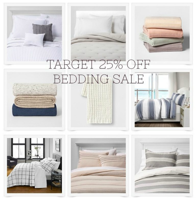Target 25% off Bedding Sale