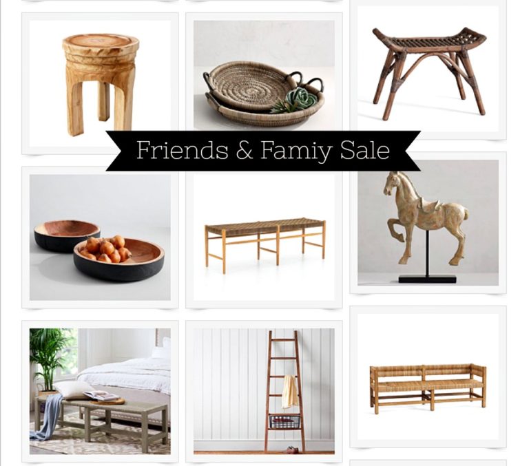 Pottery Barn Friends & Family Sale