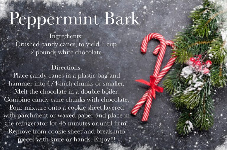 Peppermint Bark Recipe and Printable Holiday Card - House Becomes Home ...