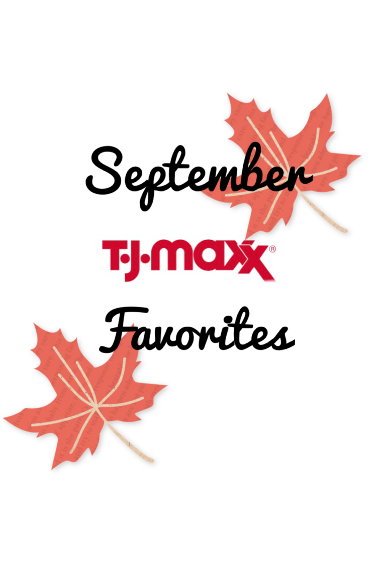 September TjMaxx Favorites