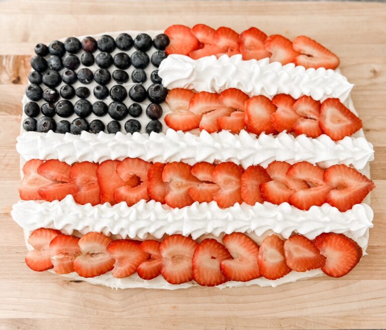 Sugar Cookie Flag Cake