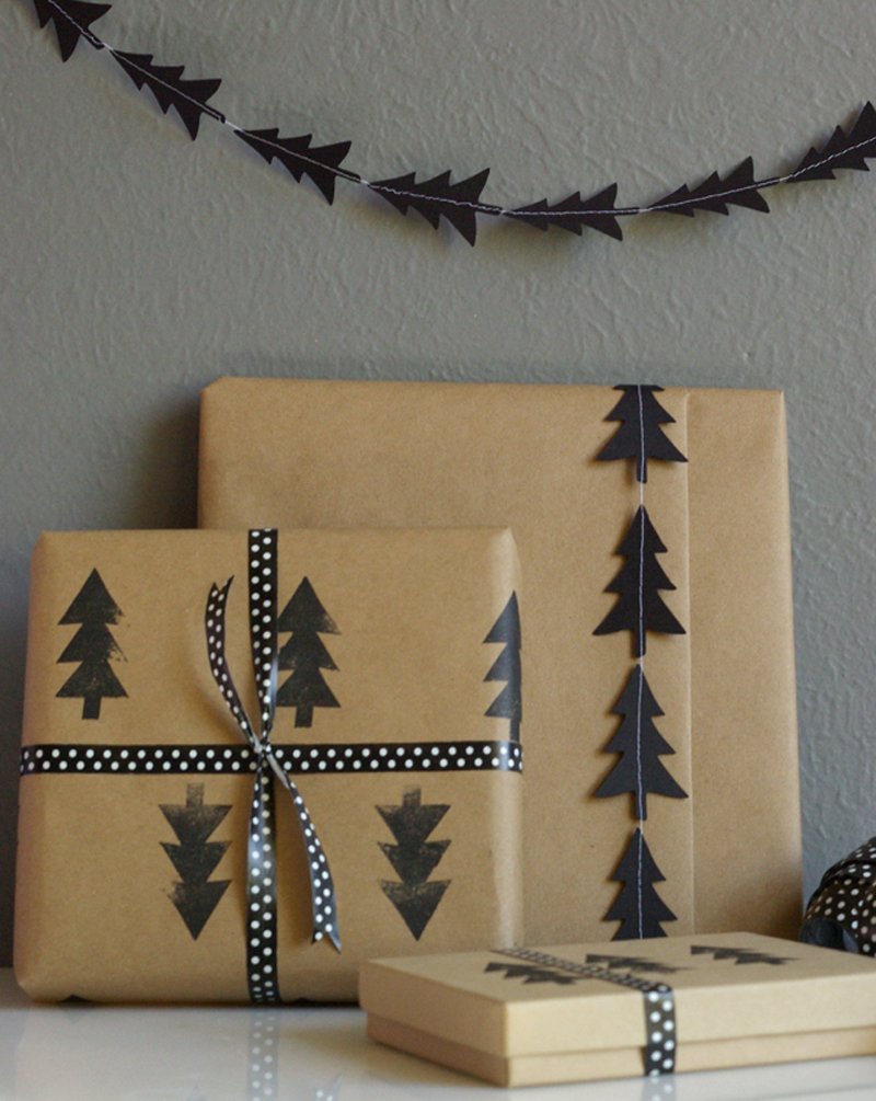 Brown Paper Gift Wrap Ideas