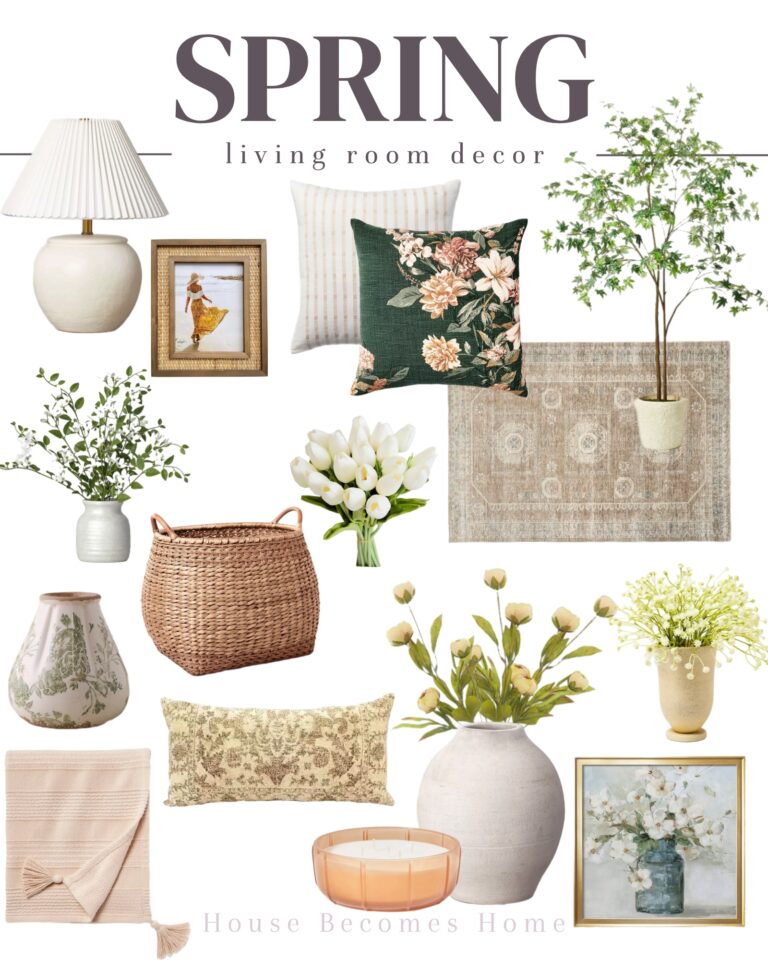 Living Room Refresh: Spring Decor Ideas
