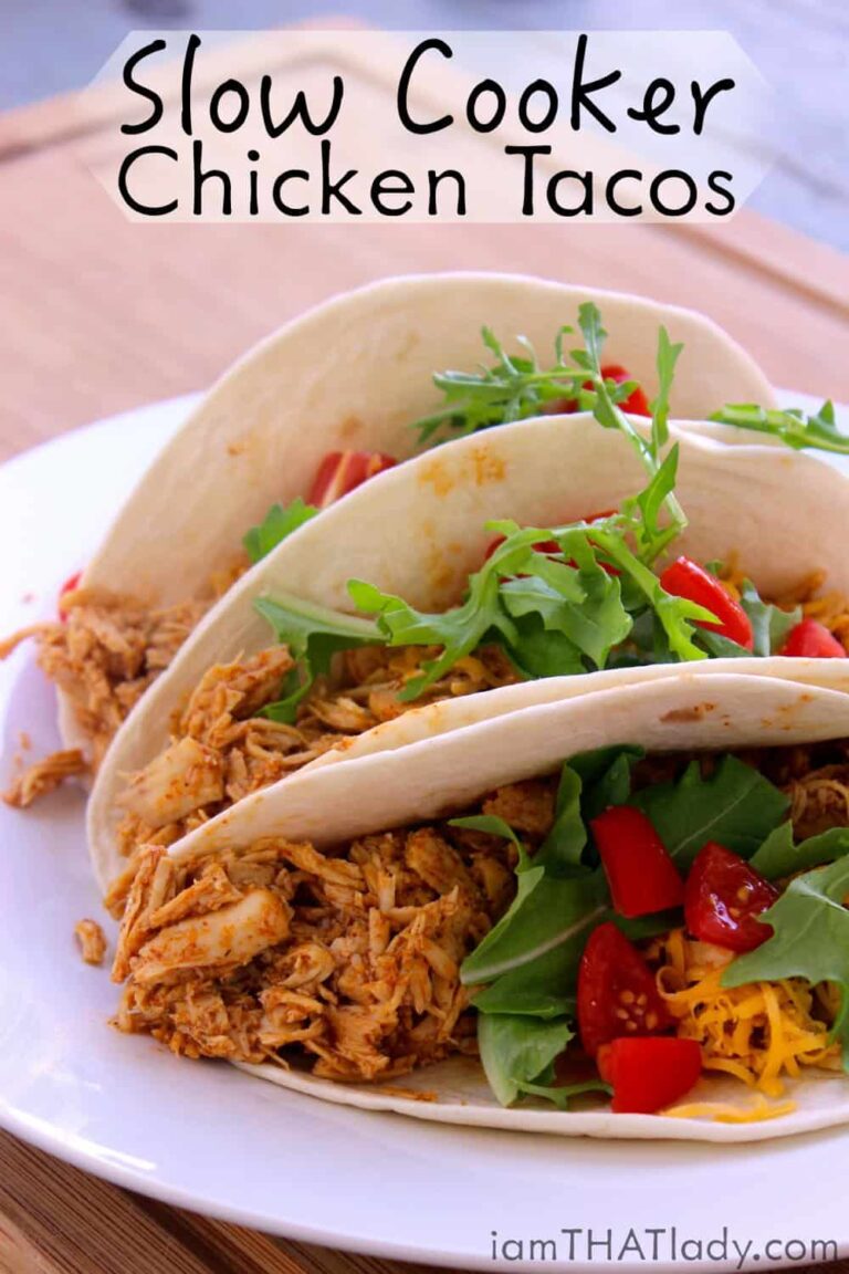 Slow Cooker Chicken Tacos