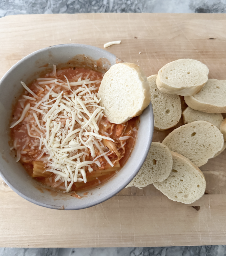 Crockpot Chicken Parm Soup