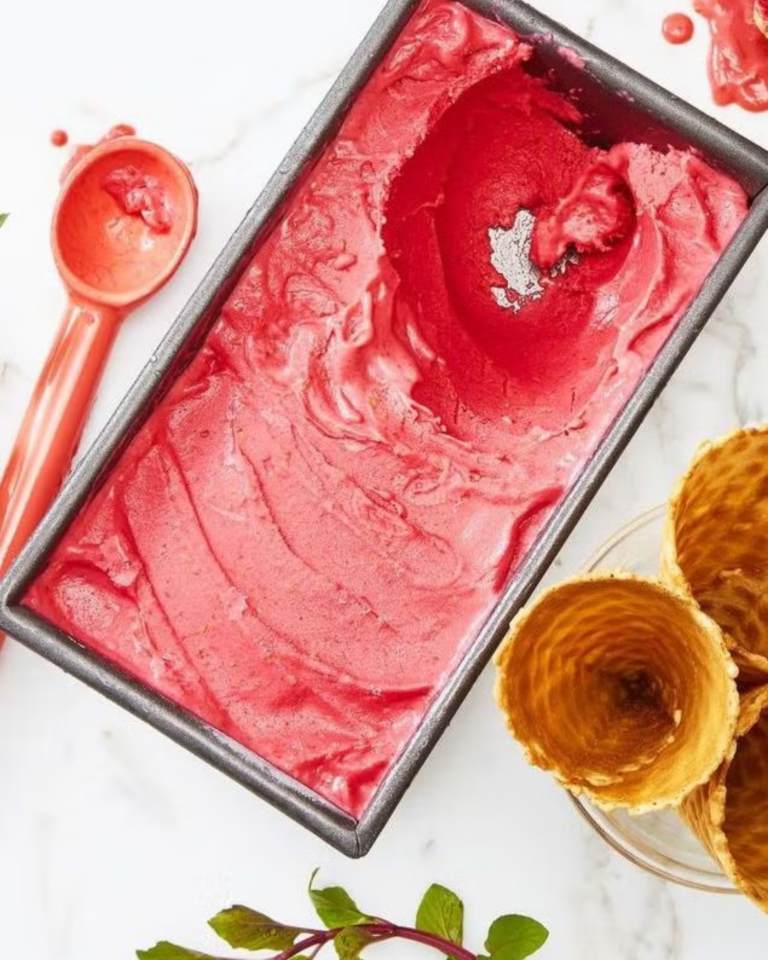 No-Churn Mango Berry Ice Cream