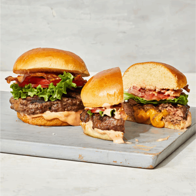 Cheddar Stuffed Cheeseburgers