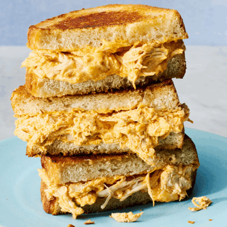 Buffalo Chicken Grilled Cheese