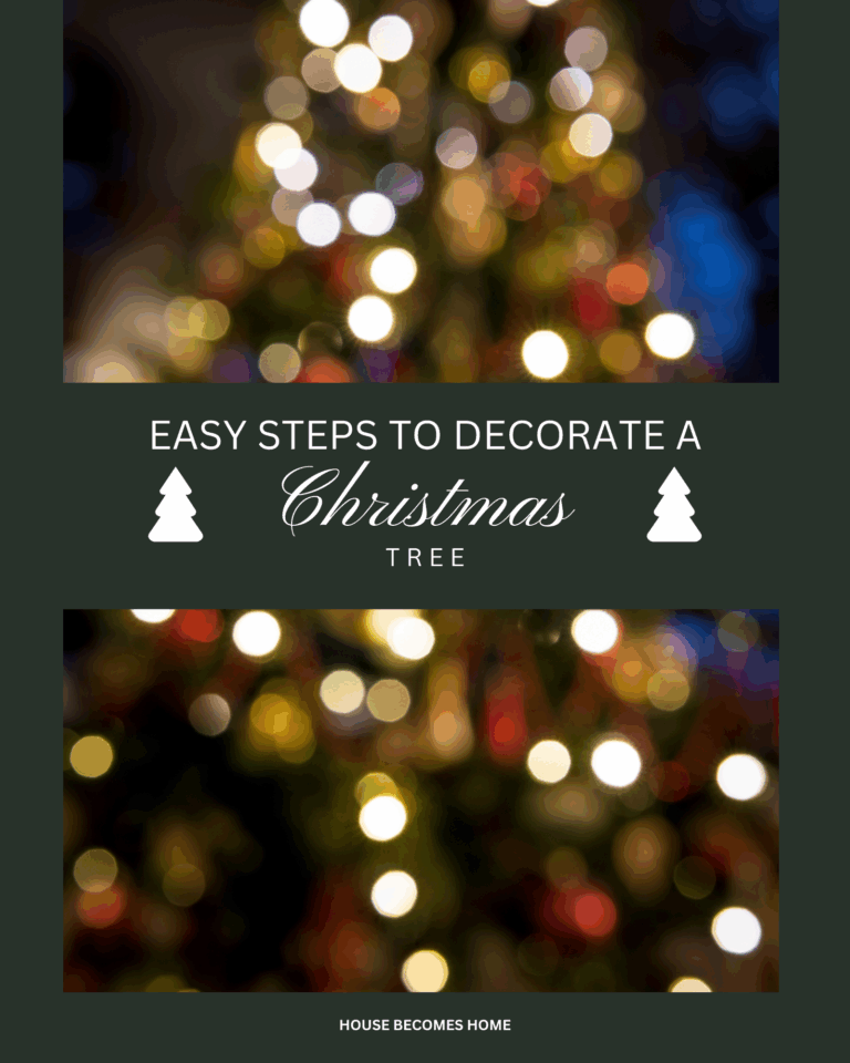 Easy Steps to Decorate a Christmas Tree