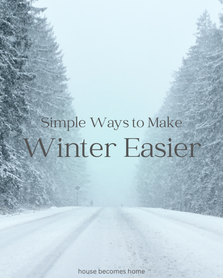 Simple Ways to Make Winter Easier