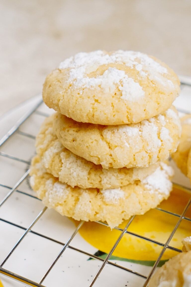 Lemon Crinkle Cookies