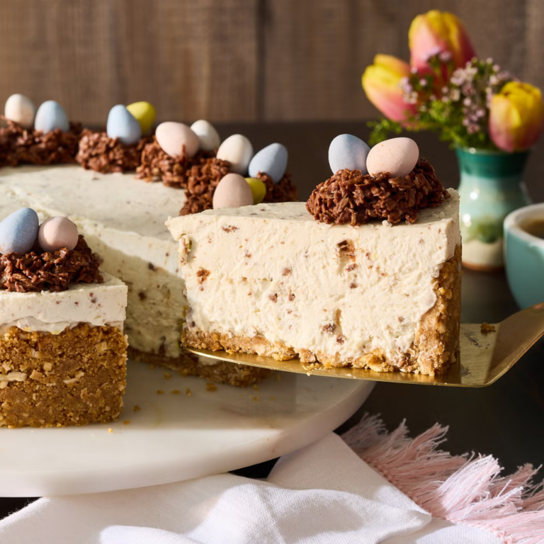 No Bake Easter Cheesecake