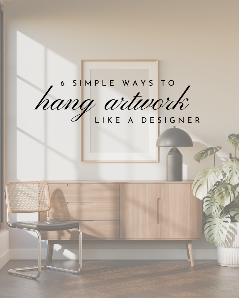 6 Simple Ways to Hang Artwork Like a Designer