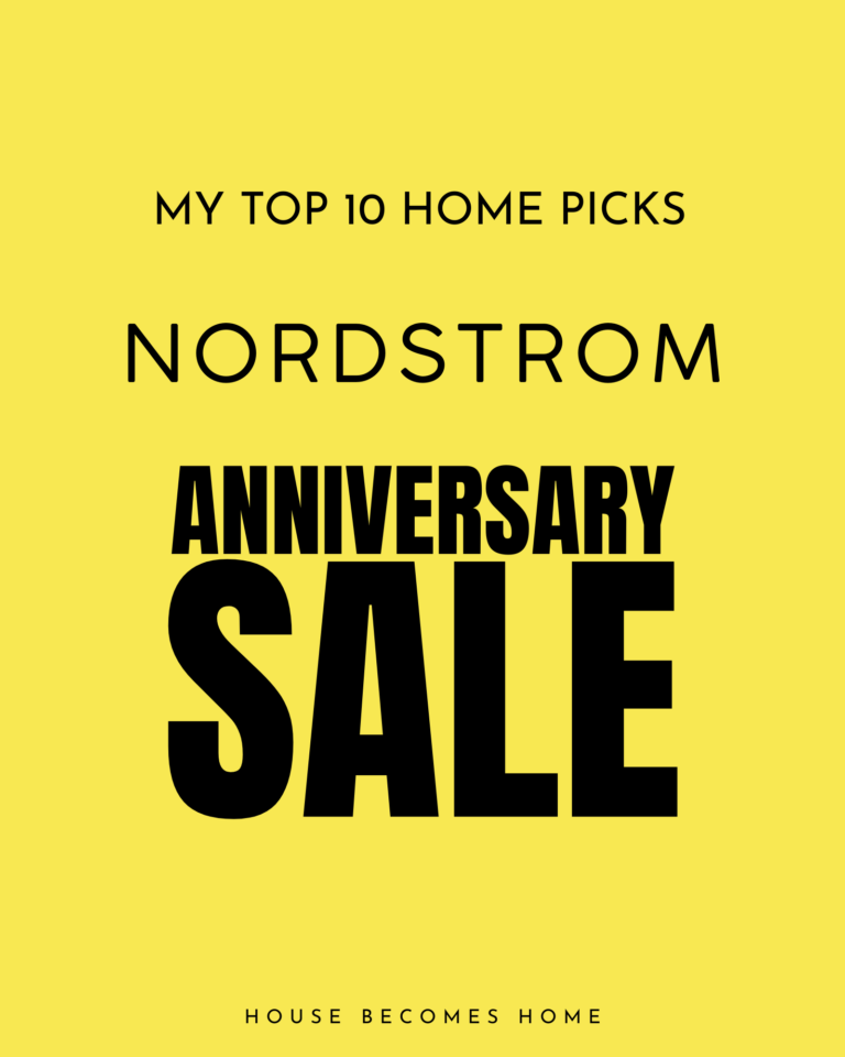 My Top 10 Home Picks from the Nordstrom Anniversary Sale